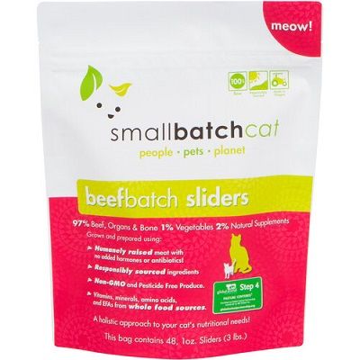 Smallbatch Pets Beefbatch Sliders Alimentos Congelados Crus