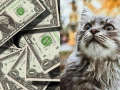 cat and money