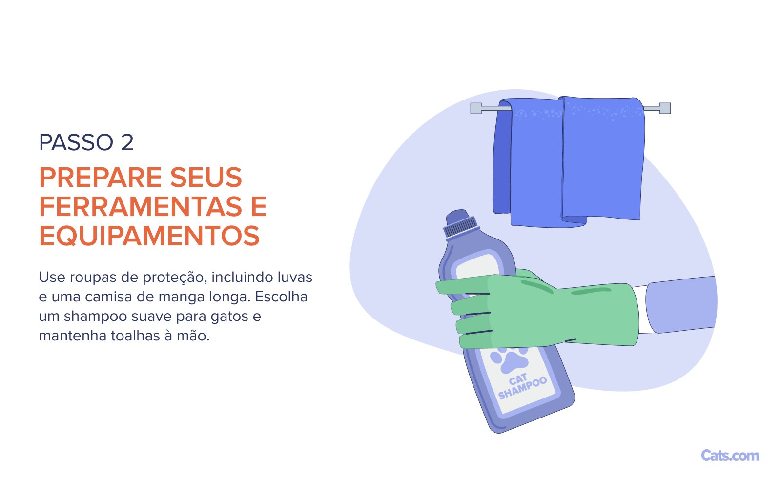 Etapa 2: Deixando utensílios e produtos em mãos