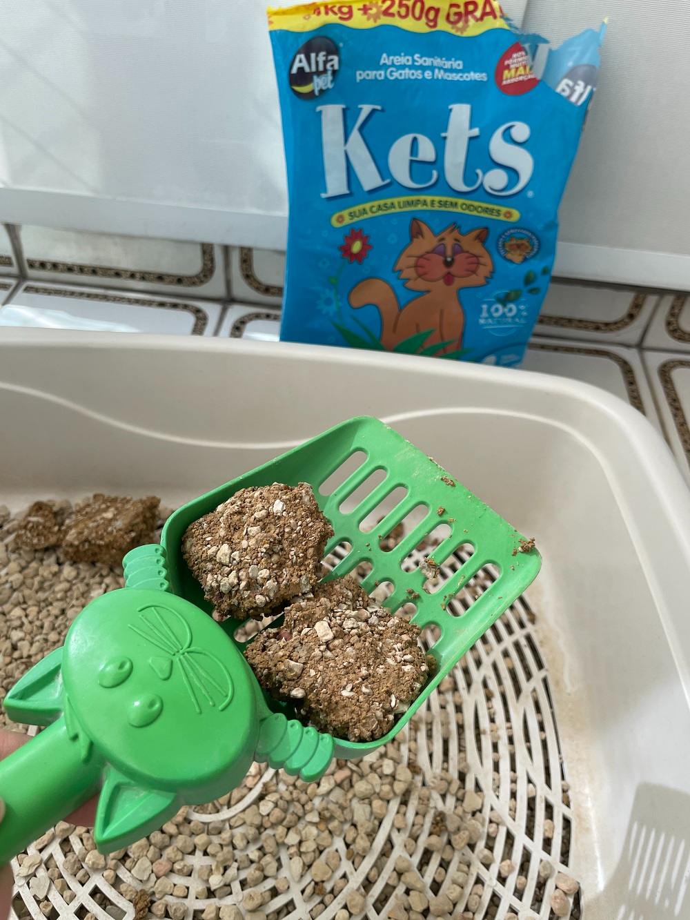 Areia Sanitária Alfapet Kets para Gatos