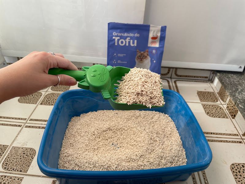 Granulado Higiênico de Tofu Meau para Gatos