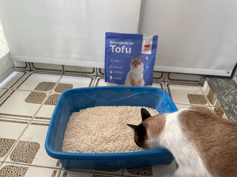 Granulado Higiênico de Tofu Meau para Gatos
